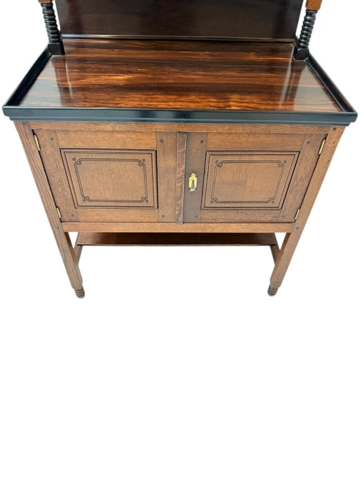 Arts & Crafts Cupboard by Jac. van den Bosch for 't Binnenhuis, 1900s